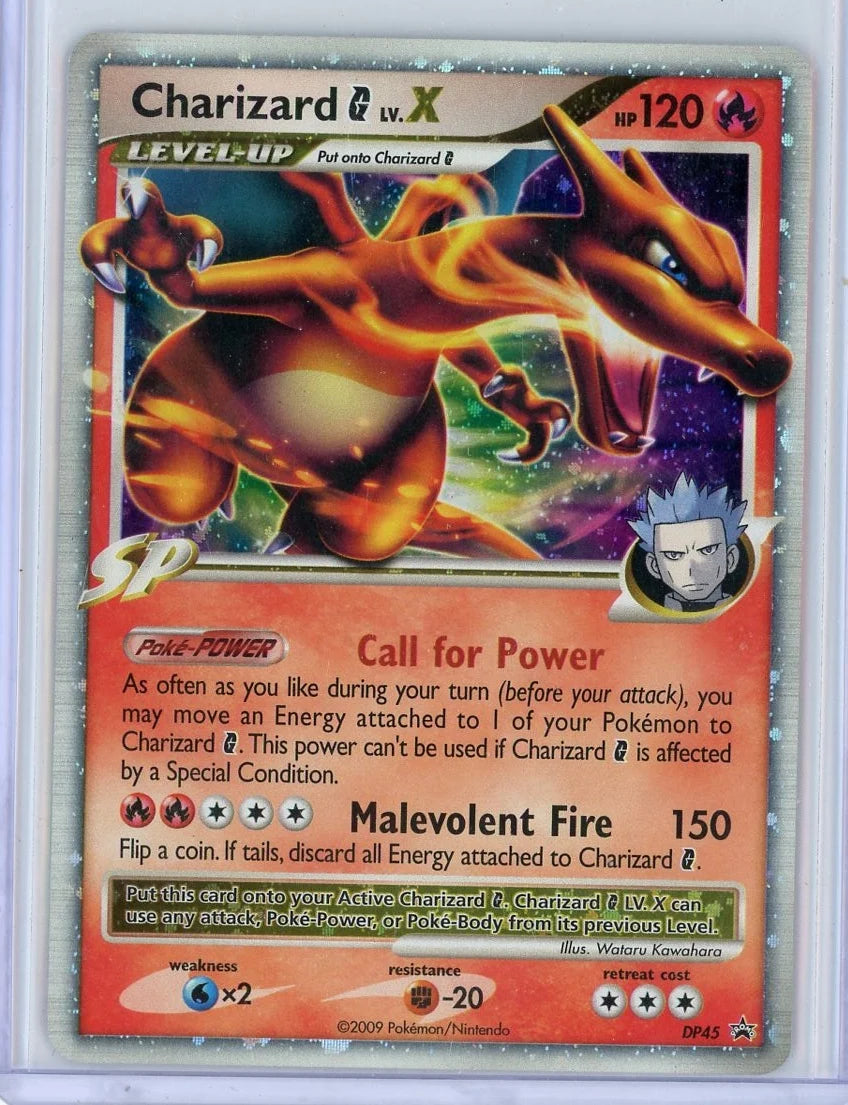 Charizard G. Lv.X Pokémon Black Star Promo #DP45 MP