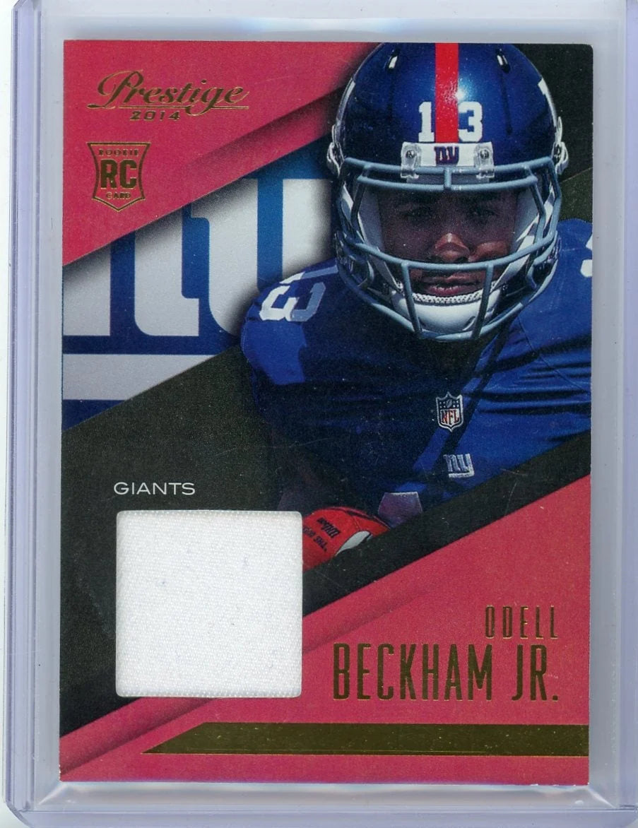 Odell Beckham Jr. 2014 Panini Prestige Prime relic RC