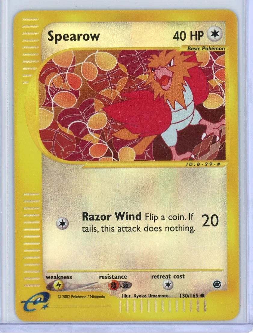 Spearow Pokémon Expedition Reverse Holo #130/165
