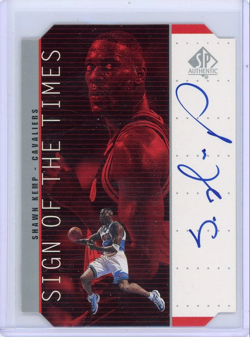 Shawn Kemp 1999 Upper Deck SP Authentic Sign of the Times Autograph