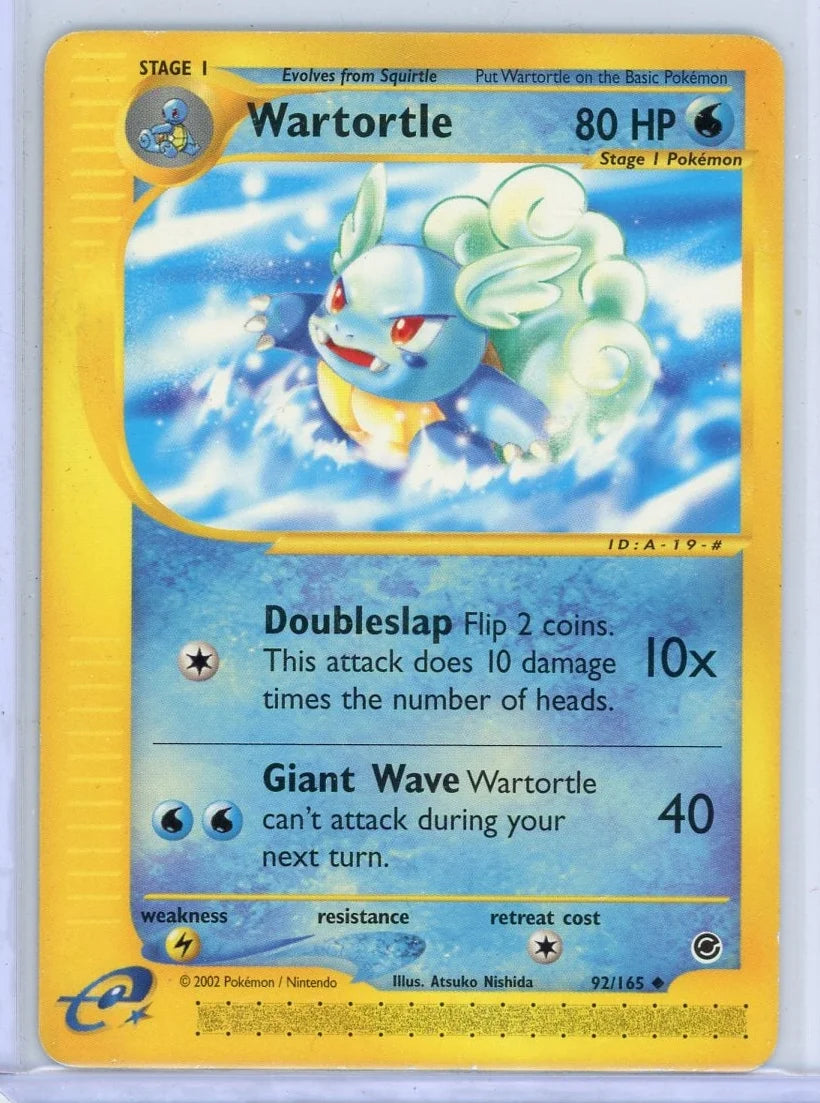 Wartortle 2002 Pokémon Expedition #92/165