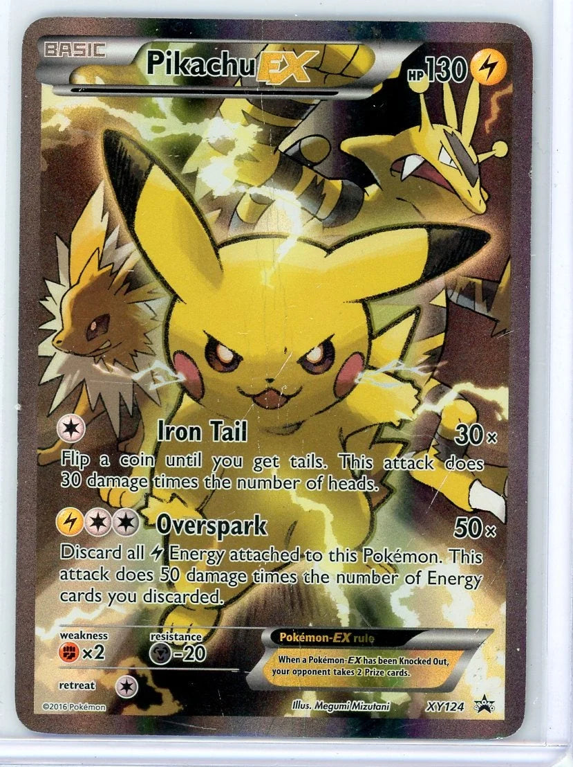 Pikachu Pokémon XY Black Star Promo #XY124 (DMG)