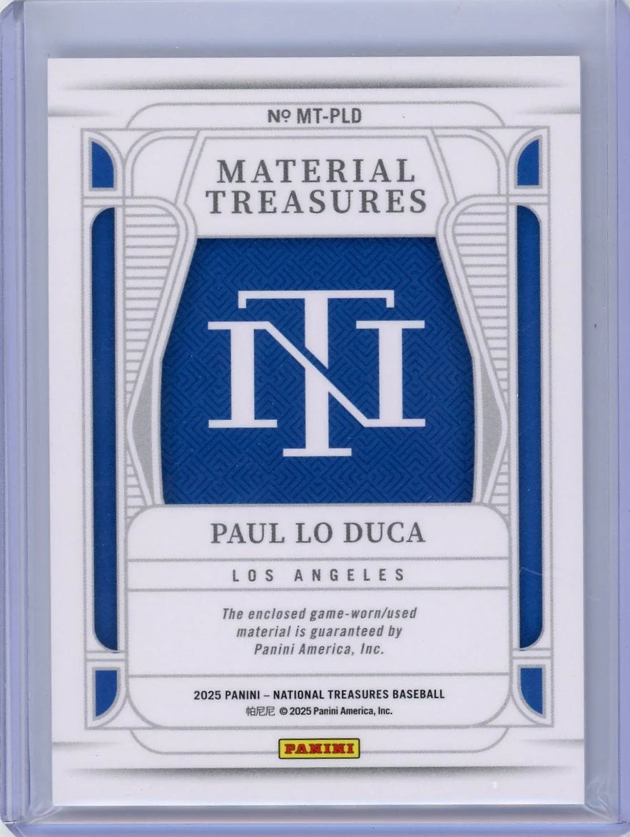 Paul Lo Duca 2025 Panini National Treasures Baseball Relic Ruby #'d 05/75