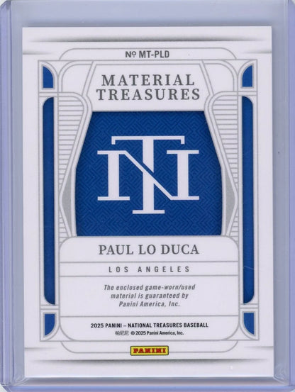 Paul Lo Duca 2025 Panini National Treasures Baseball Relic Ruby #'d 05/75