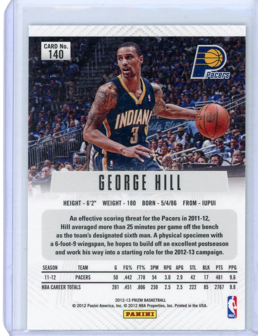 George Hill 2012-13 Panini Prizm Silver