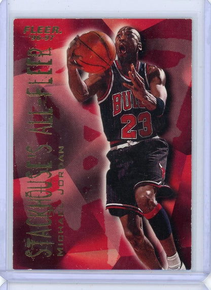 Michael Jordan 1996 SkyBox Stackhouse All-Fleer