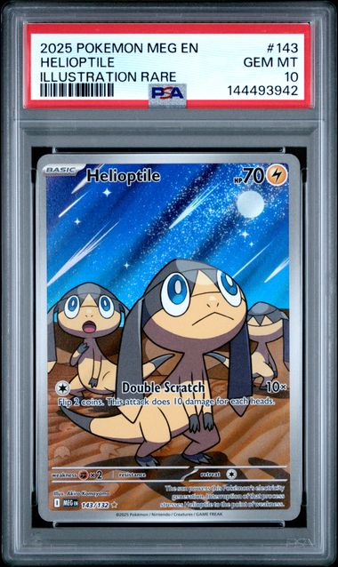 Helioptile 2025 Pokémon Mega Evolutions #143/132 PSA 10