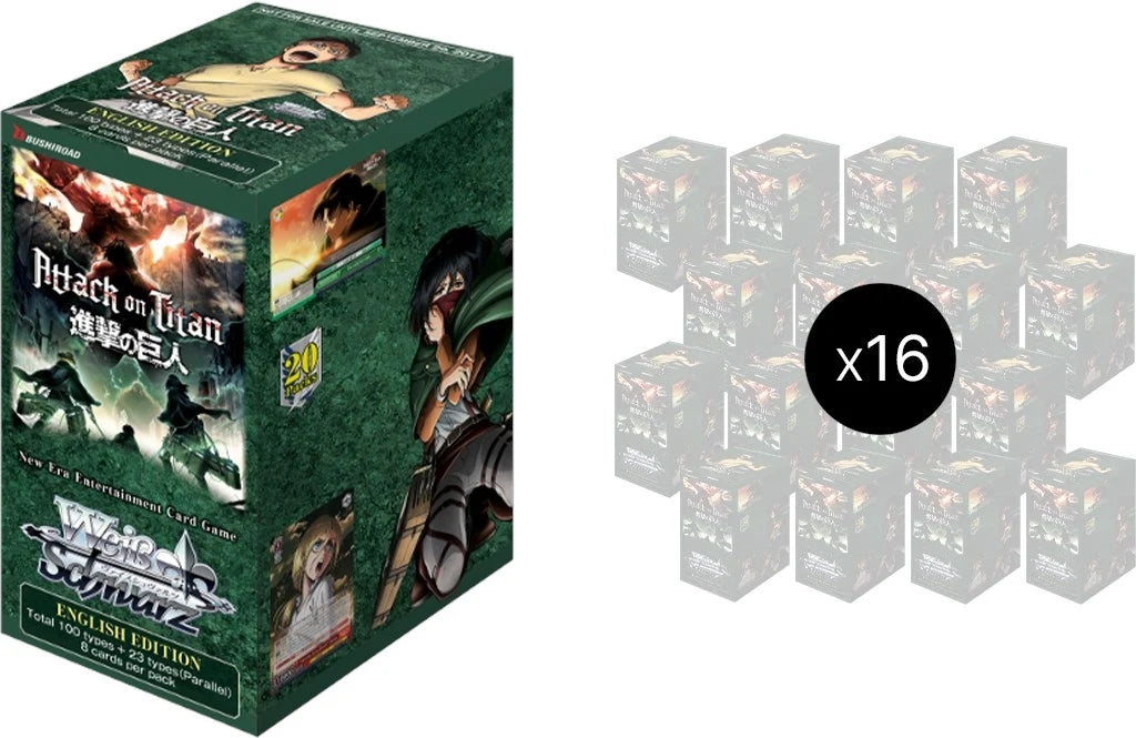 Attack on Titan Vol. 2 Booster Box Case