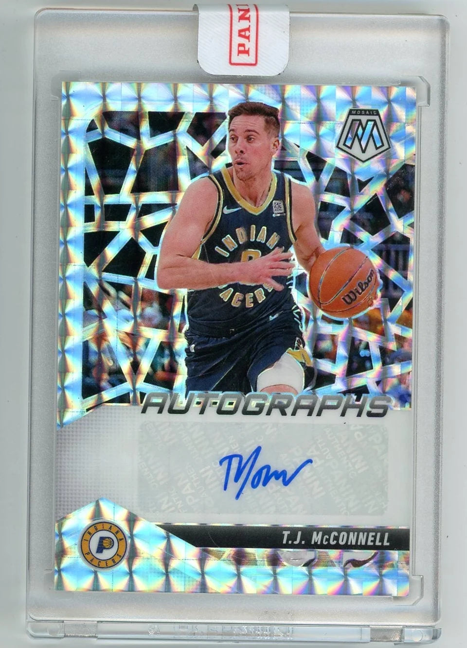 T.J. McConnell 2024-25 Panini Mosaic Autographs Auto (Sealed)