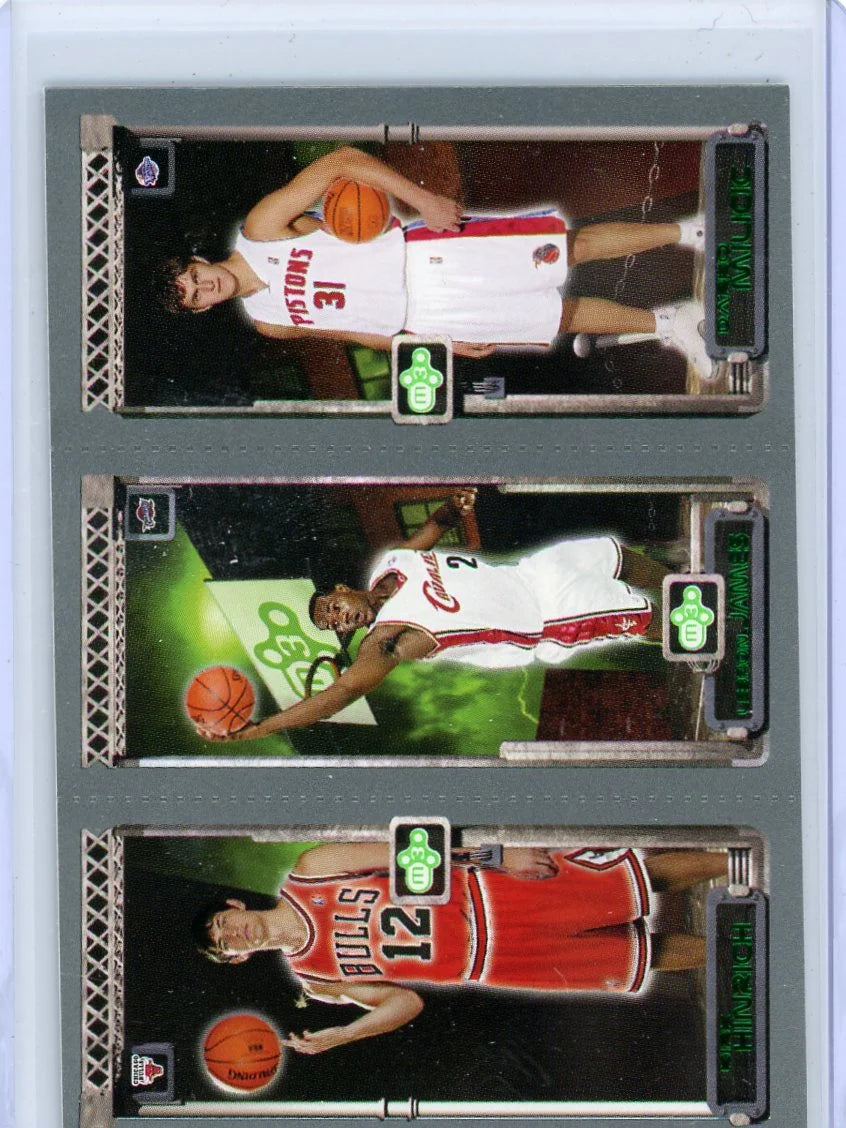 LeBron James/Darko Milicic/Kirk Hinrich 2004 Topps Matrix M3