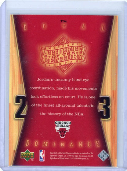 Michael Jordan 1999 Upper Deck Dominance #TD4