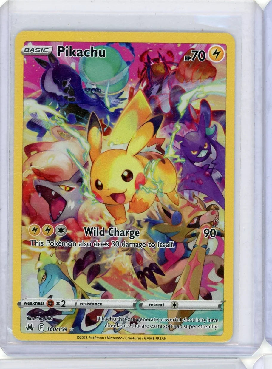 Pikachu Pokémon Crown Zenith Ultra Rare #160/159