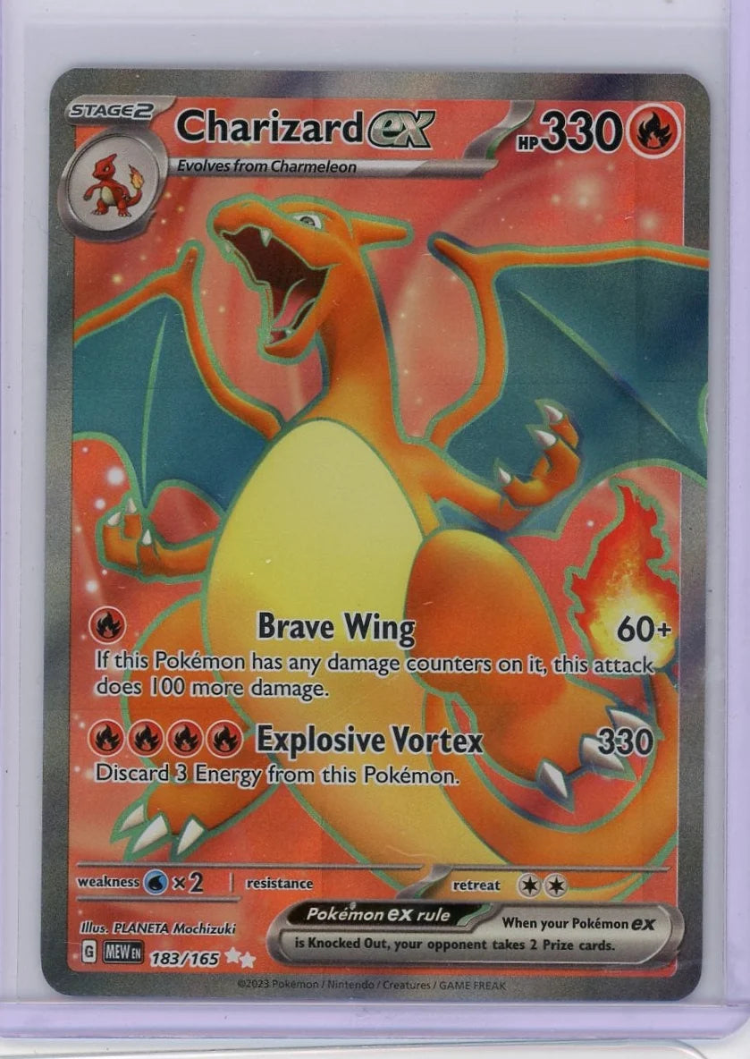 Charizard ex Pokémon 151 Full-Art #183/165