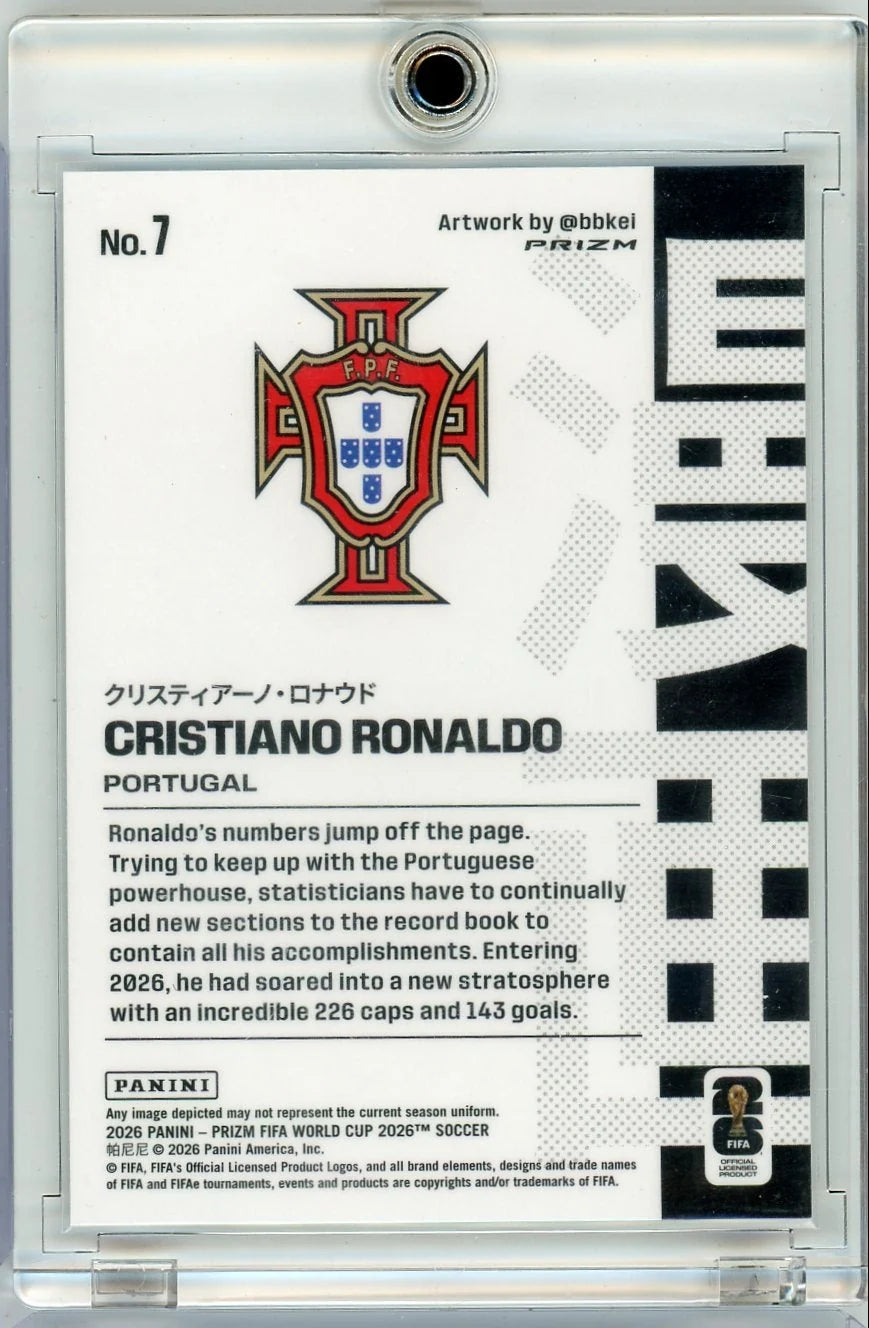 Cristiano Ronaldo 2026 Prizm FIFA World Cup Manga SSP