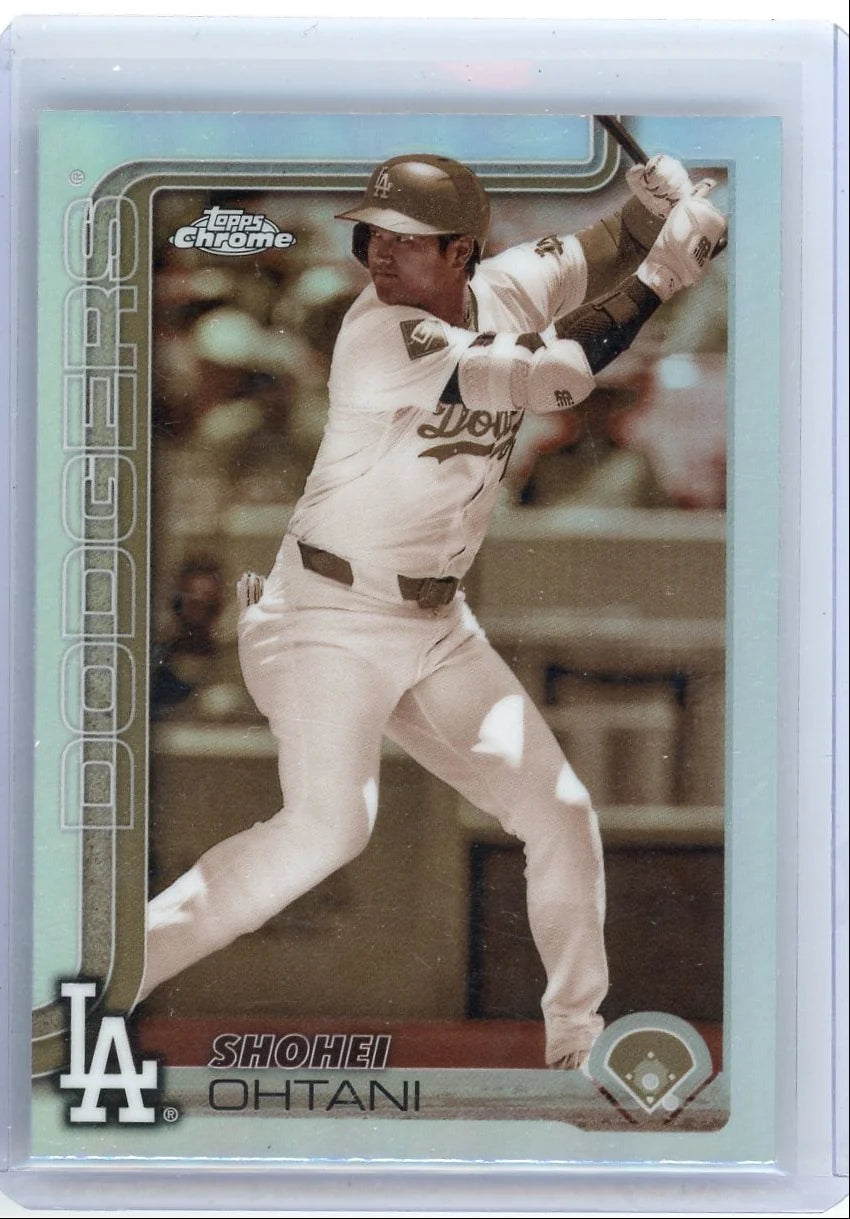 Shohei Ohtani 2025 Topps Chrome Sepia Refractor