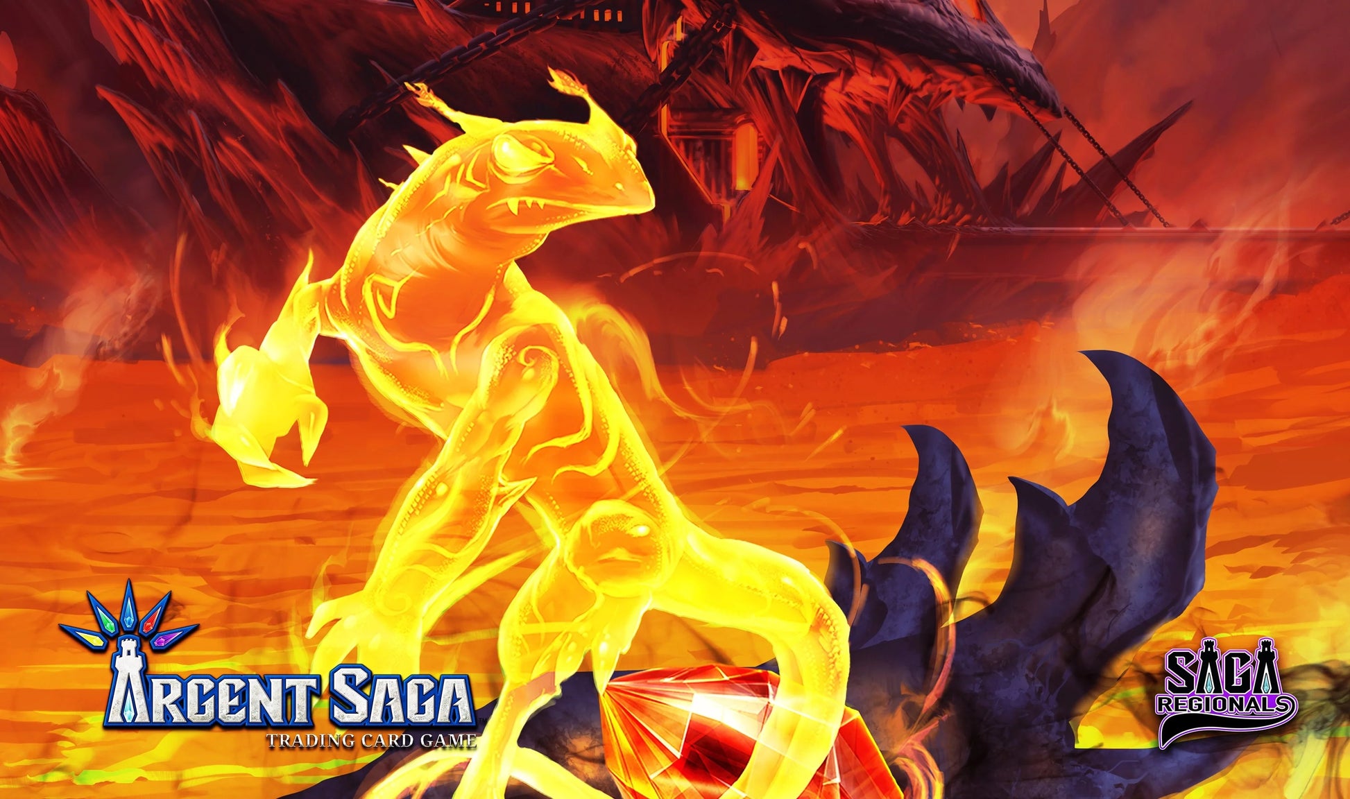 Argent Saga TCG Rubber Event Playmat - Saga Regional Entry November 2019