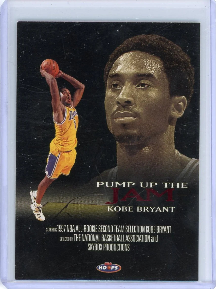 Kobe Bryant 1998 SkyBox NBA Hoops Pump Up the Jam