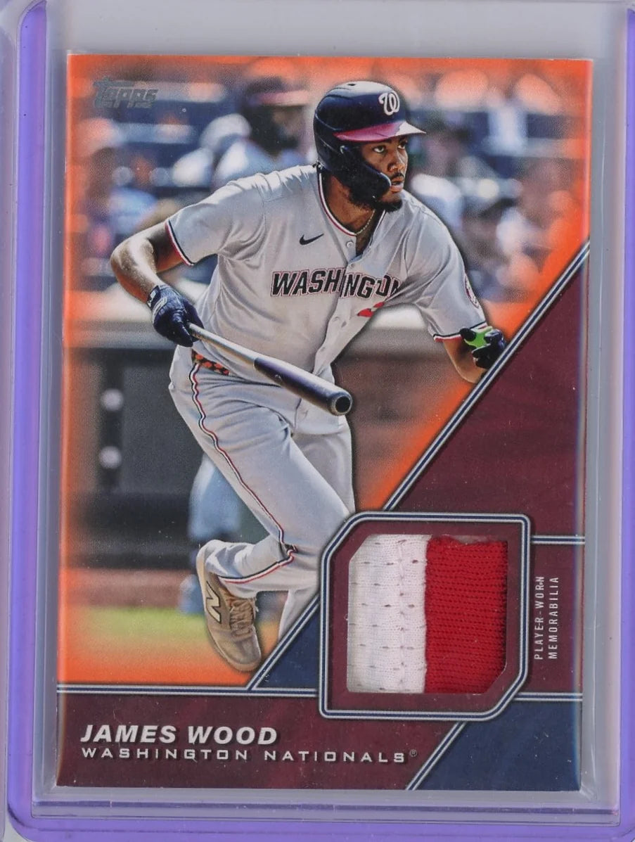 James Wood 2026 Topps Game Worn Relic #MLM-JW #'d /25