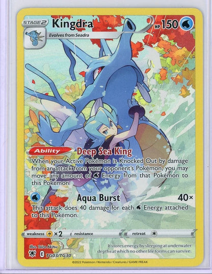 Kingdra Pokémon Astral Radiance Trainer Gallery #TG03/TG30