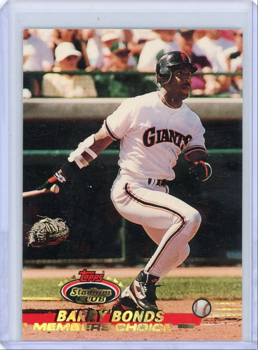 Barry Bonds 1993 Topps Stadium Club Members Choice