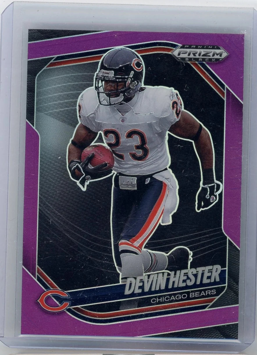 Devin Hester 2025 Panini Prizm Black purple prizm #'d 39/99
