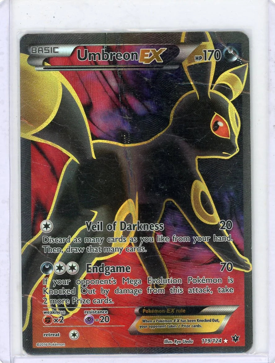 Umbreon EX 2016 Pokemon Fates Collide #119/124 DMG