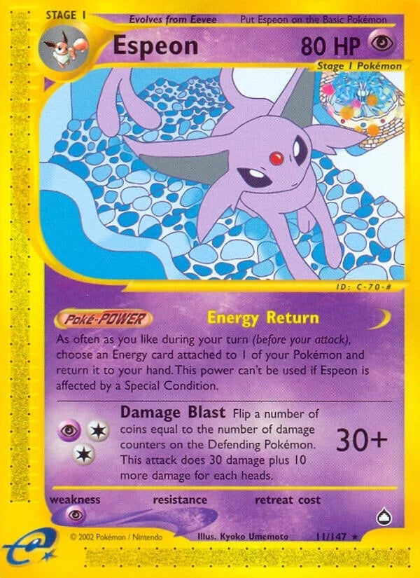 Espeon (011/147) (Aquapolis) (AQ)