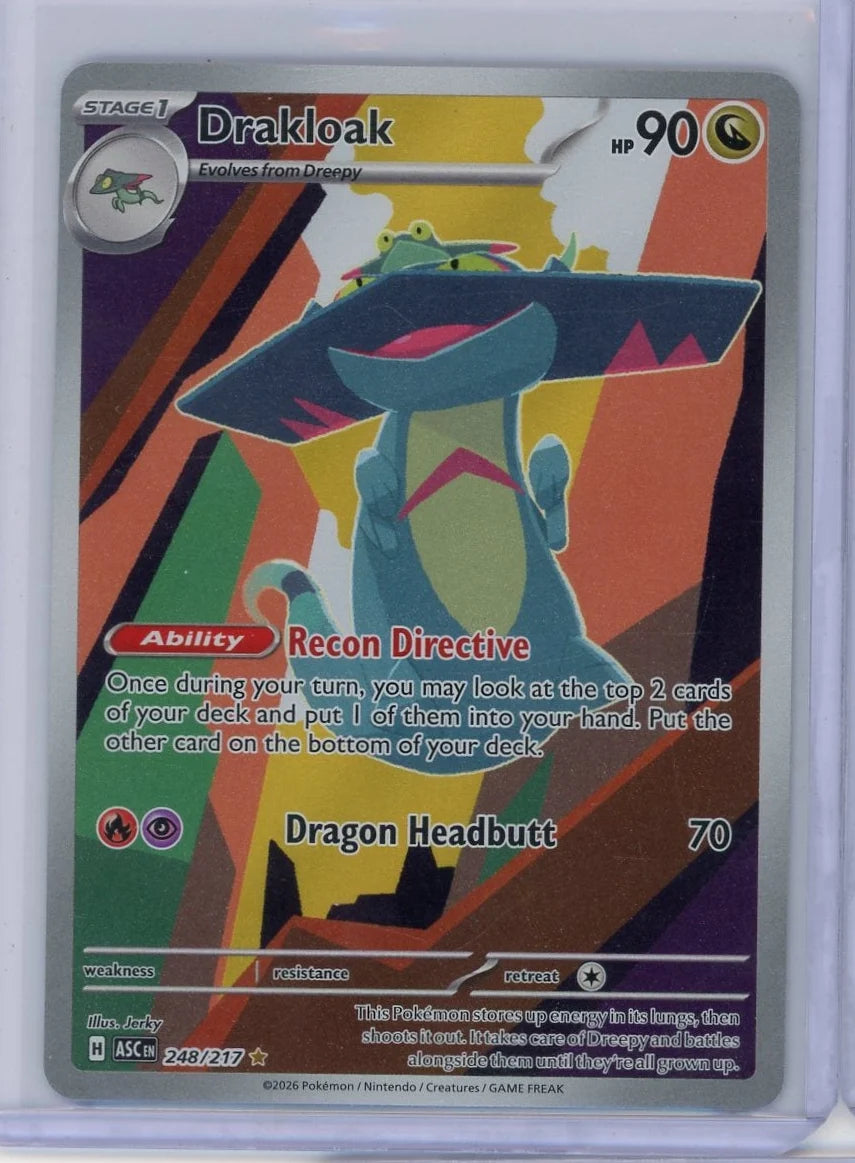 Drakloak Pokemon Ascended Heroes Illustration Rare #248/217