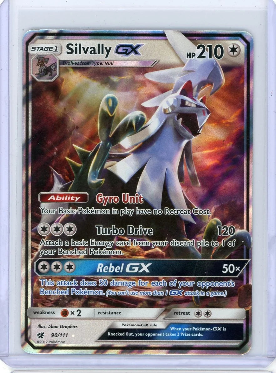 Silvally GX Pokémon Crimson Invasion Ultra Rare #90/111