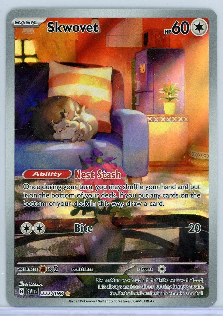 Skwovet 2023 Pokémon Scarlet & Violet Base #222/198