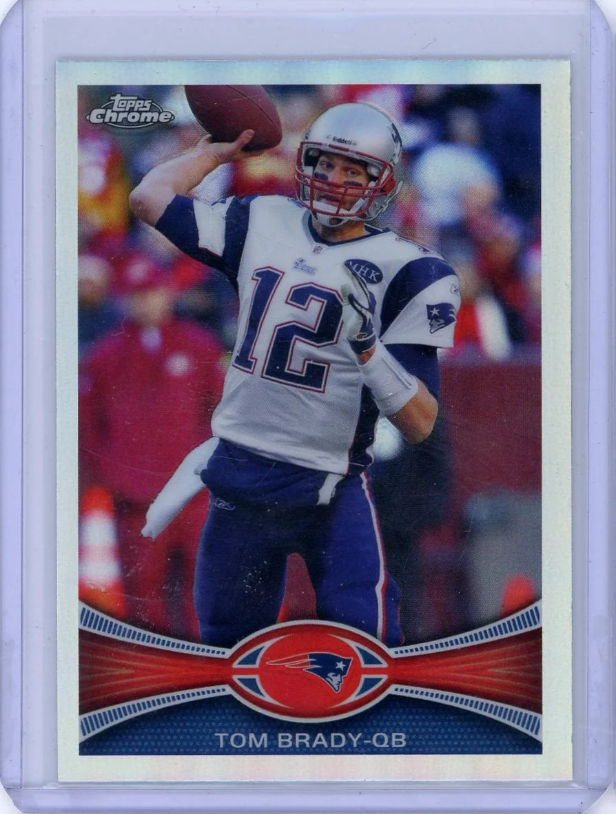 Tom Brady 2012 Topps Chrome (throwing) refractor #220