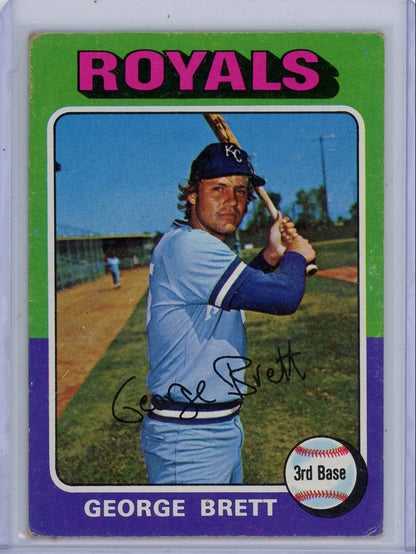 George Brett 1975 Topps rookie card #228