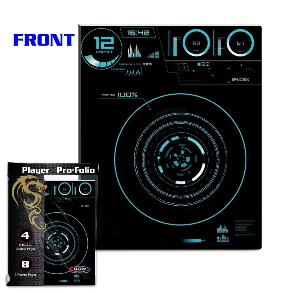 Player Pro-Folio 9-Pocket with 4 Document Pages - Sci-Fi