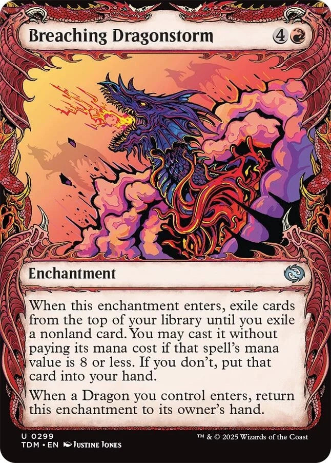 Breaching Dragonstorm (Showcase) (299) (Tarkir: Dragonstorm)