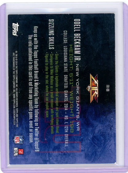 Odell Beckham Jr. 2014 Topps Fire Relic RC