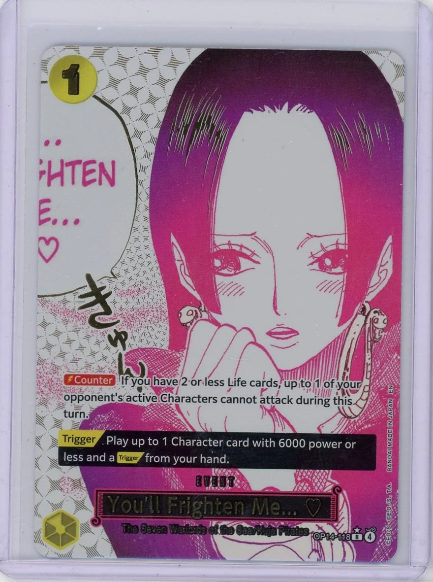You'll Frighten Me... One Piece The Azure Sea's Seven Alternate Art OP14-118