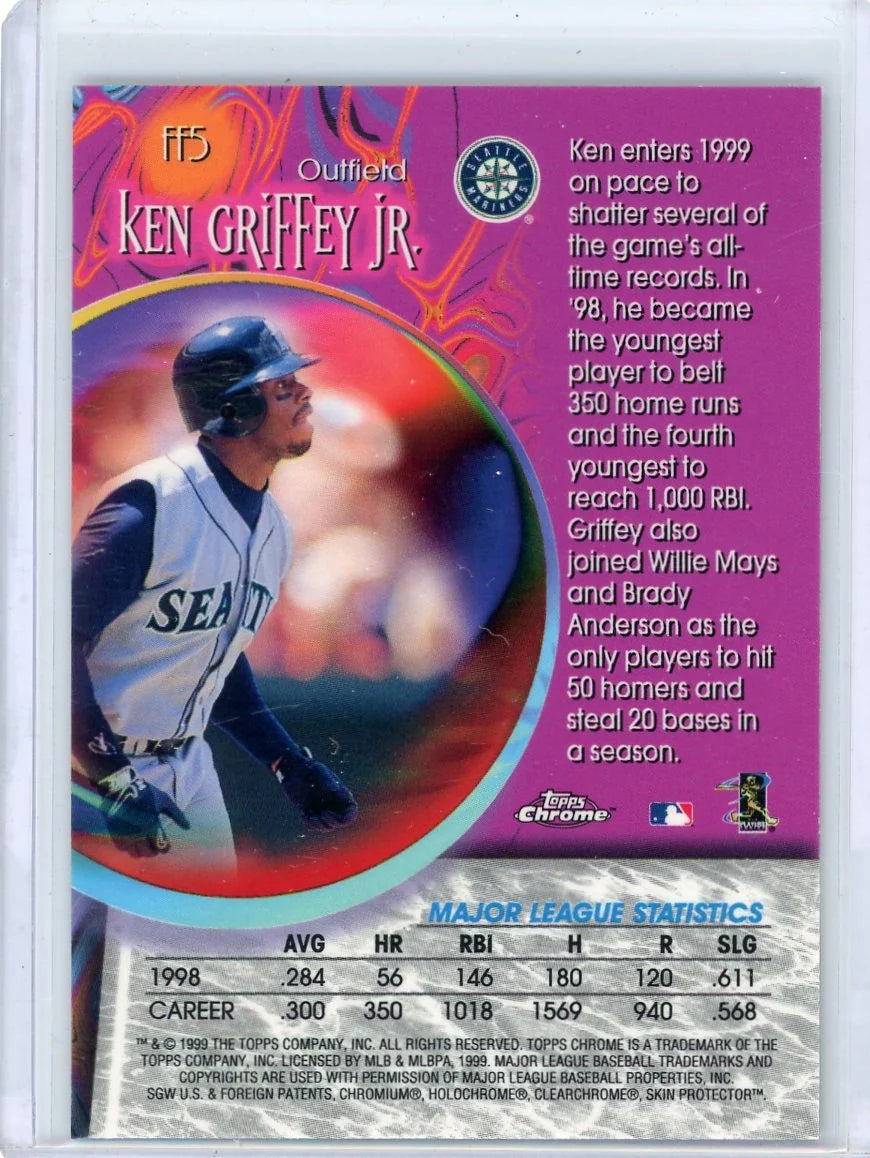 Ken Griffey Jr. 1999 Topps Chrome Fortune 15