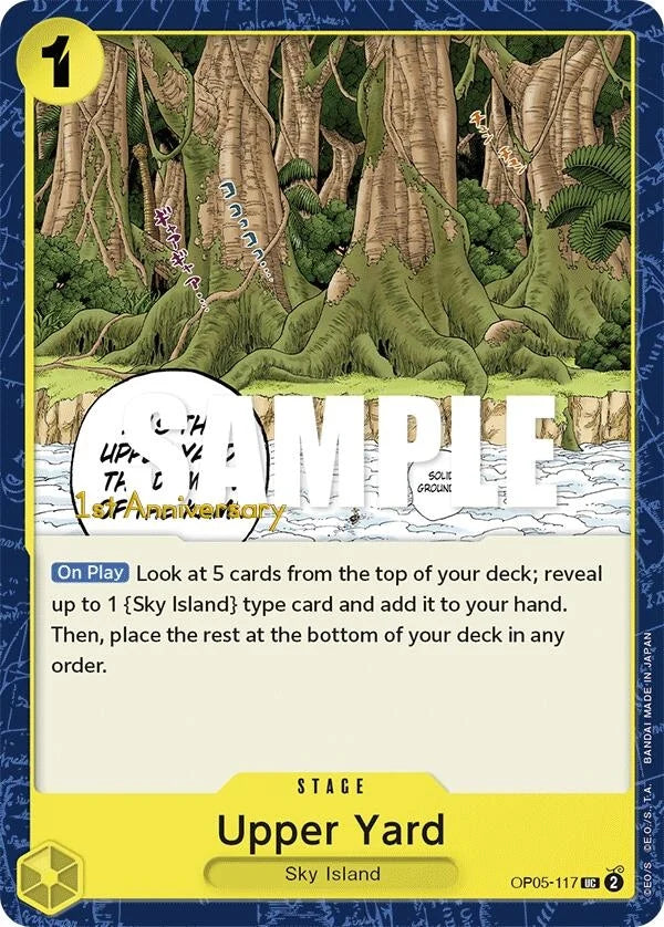 Upper Yard (OP05-117) (Awakening of the New Era: 1st Anniversary Tournament Cards) (OP05 ANN)
