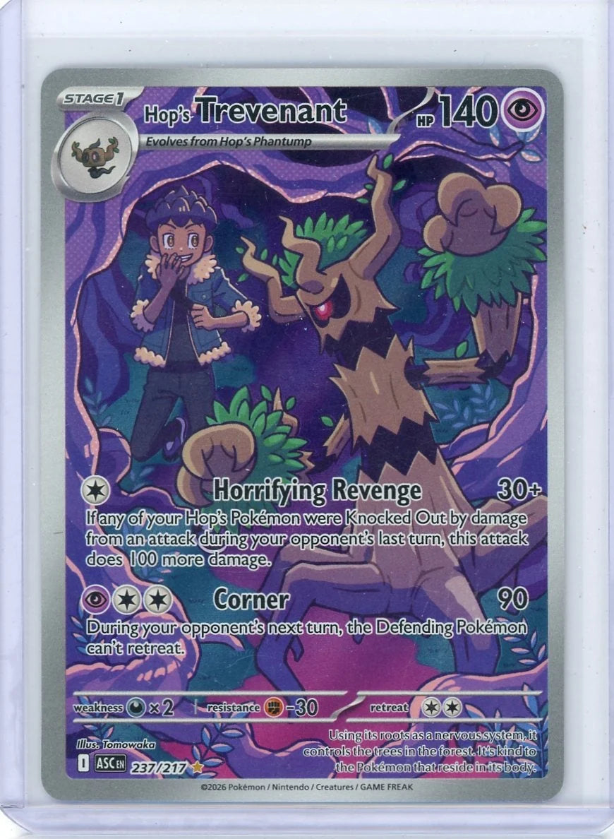 Hop's Trevenant Pokemon Ascended Heroes Illustration Rare #237/217