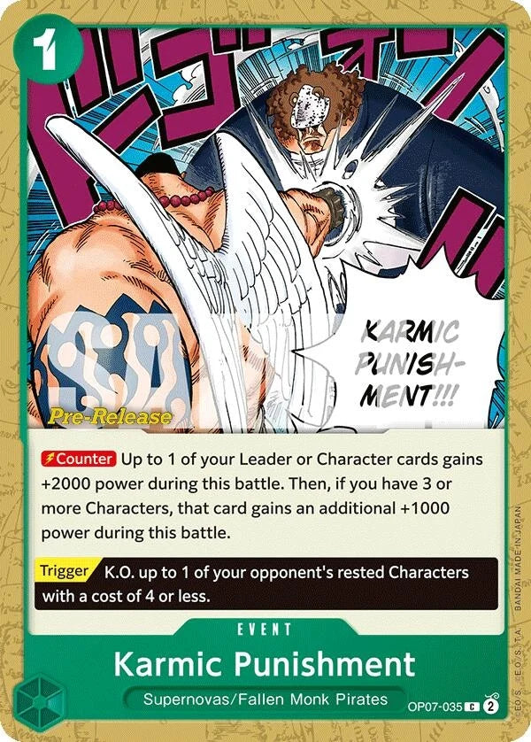 Karmic Punishment (OP07-035) (500 Years in the Future Pre-Release Cards) (OP07 PRE)