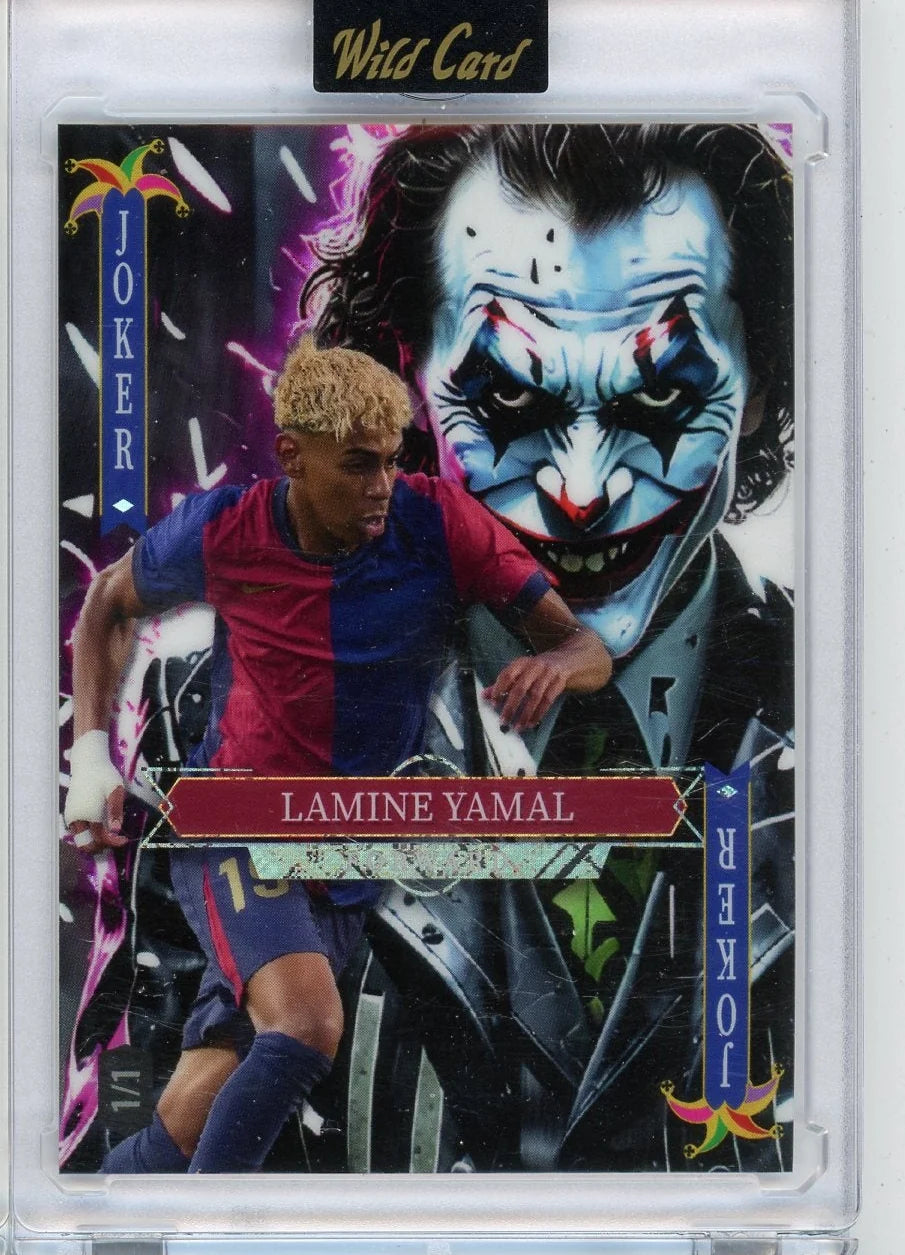 Lamine Yamal 2025 Wild Card Jokers Wild 1/1