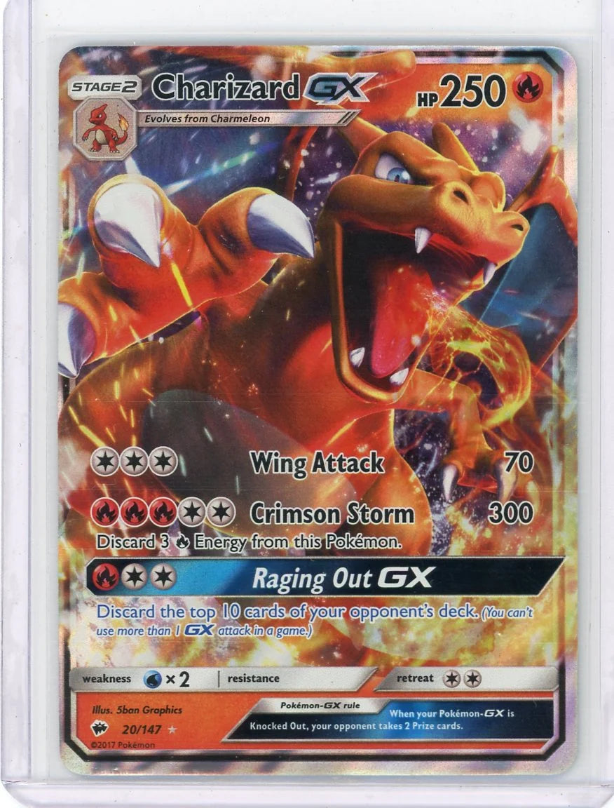 Charizard GX Burning Shadows 20/147 Holo Ultra Rare
