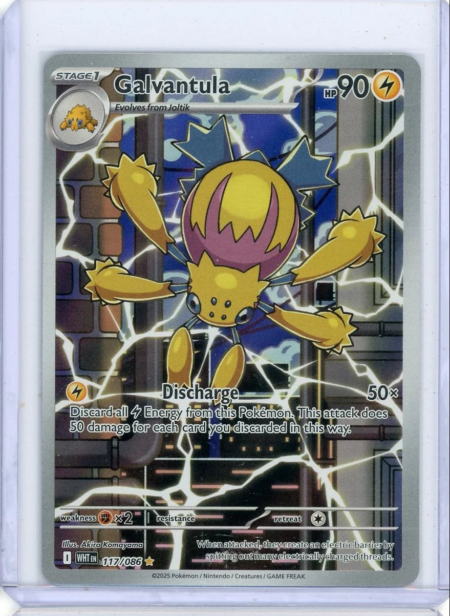 Galvantula 2025 Pokémon White Flare Illustration rare #117/086