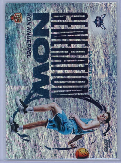 Kon Knueppel 2025-26 Topps Flagship Generation Now Holo Foil RC