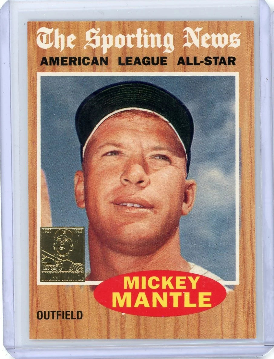 Mickey Mantle 1996 Topps '62 Sporting News Reprint
