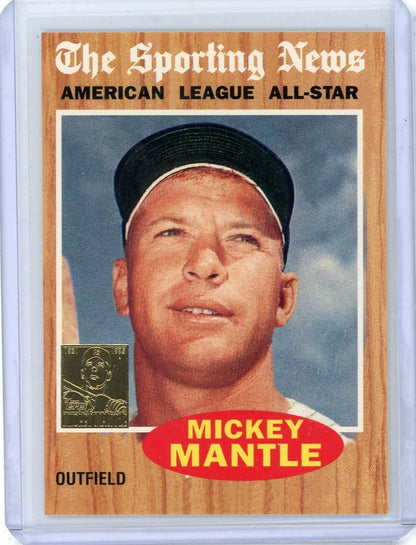 Mickey Mantle 1996 Topps '62 Sporting News Reprint
