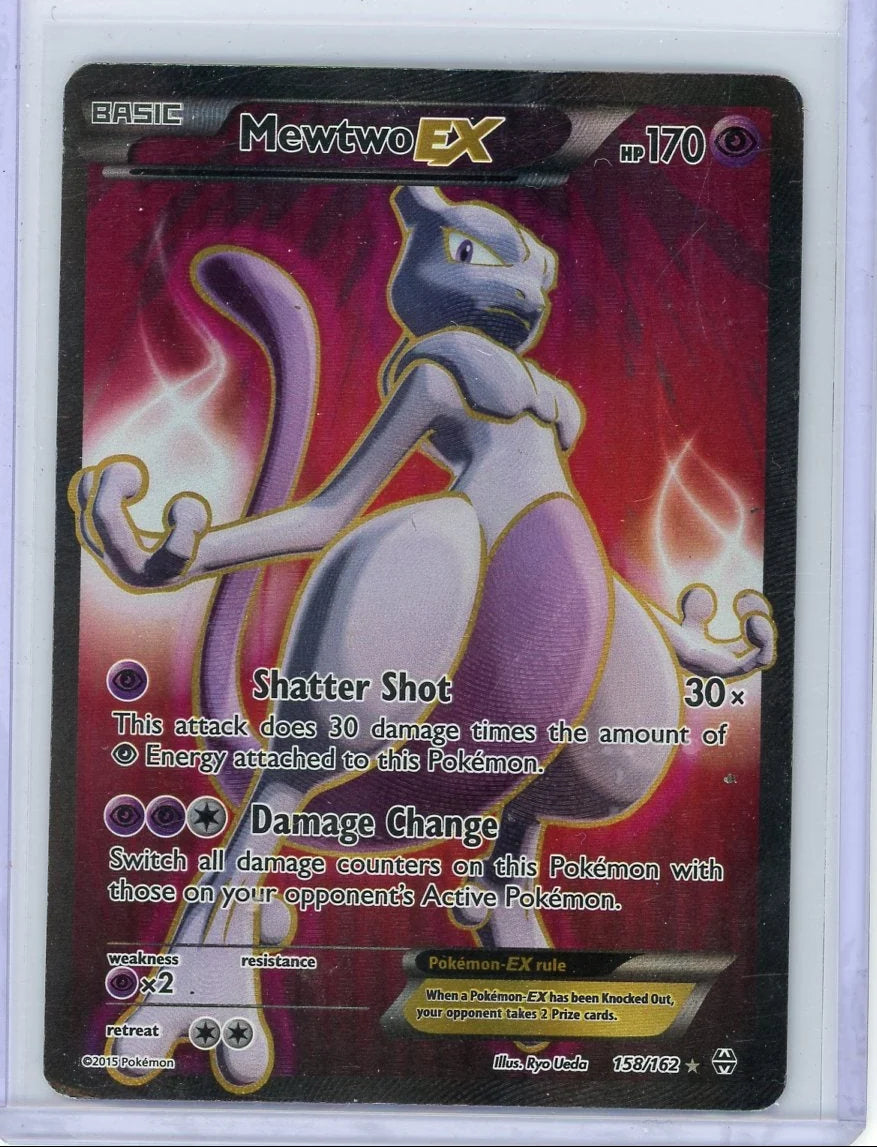 Mewtwo EX 2015 Pokemon BREAKthrough #158/162 HP/DMG
