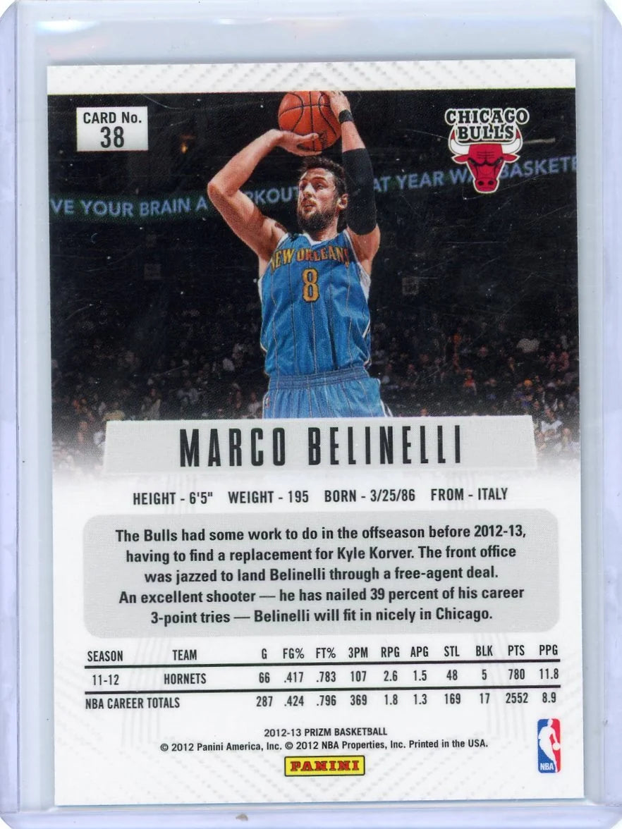Marco Belinelli 2012-13 Panini Prizm Silver
