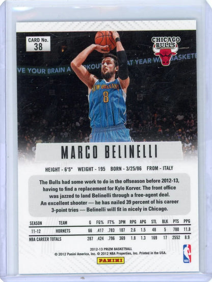 Marco Belinelli 2012-13 Panini Prizm Silver