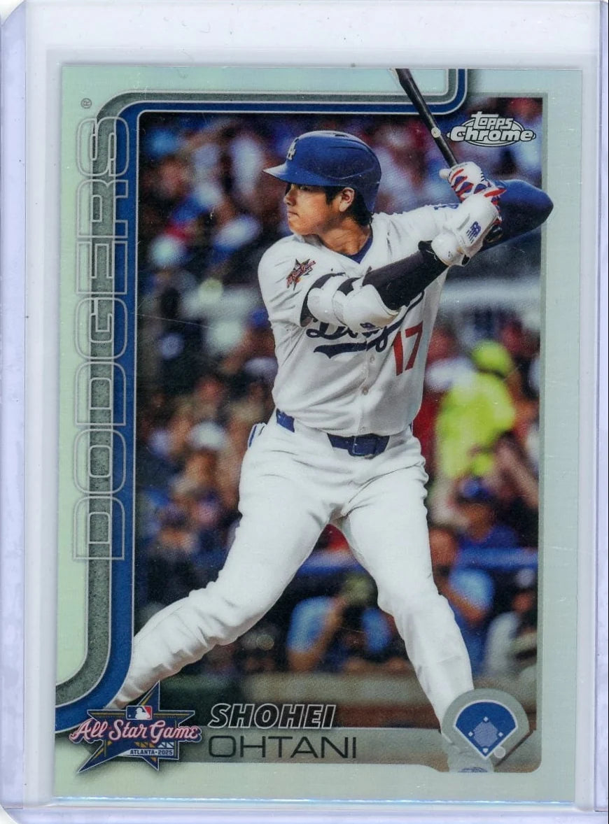 Shohei Ohtani 2025 Topps Chrome Update All Star Game Refractor